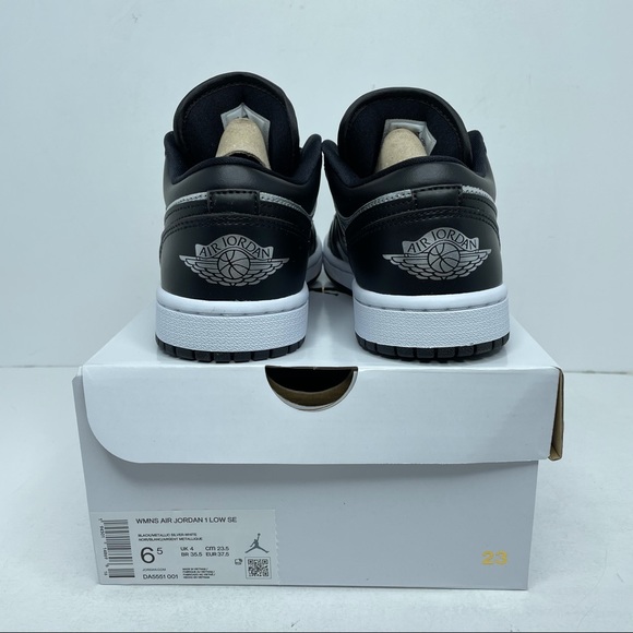Nike Air Jordan 1 Retro Low SE “Silver Toe” NEW - Picture 4 of 4